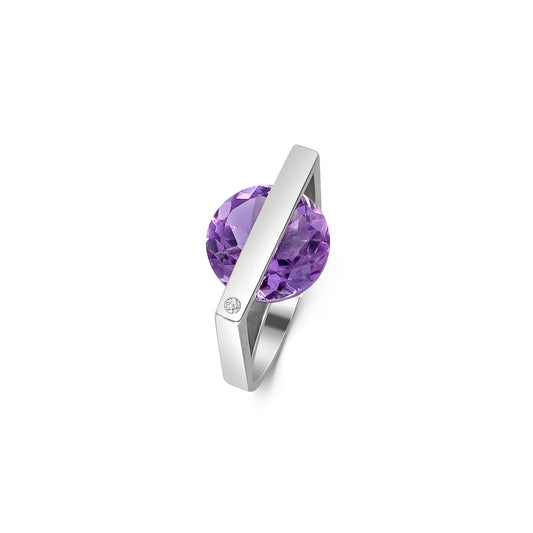 Matilde Mozzanega, Amethyst Tension Setting Ring
