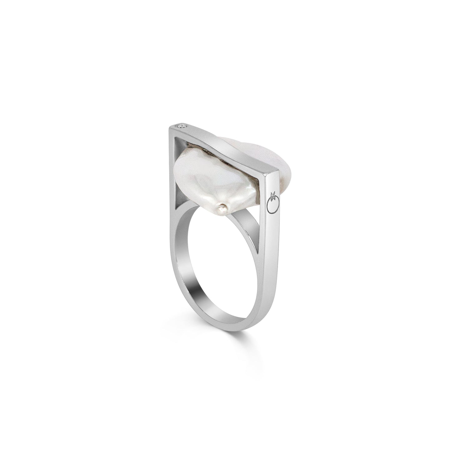 Matilde Mozzanega, Freshwater Pearl Tension Setting Ring