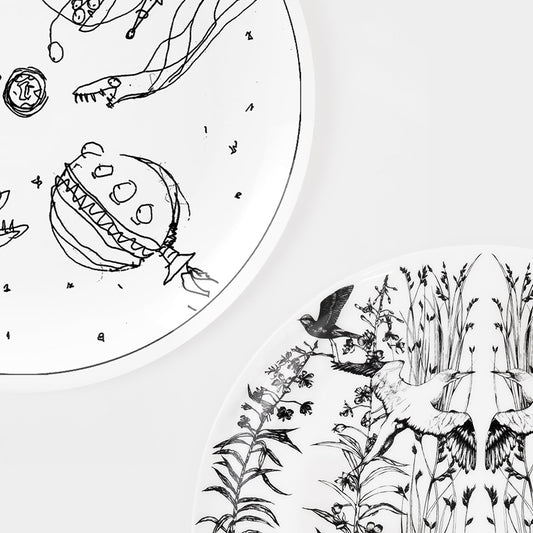 Sarabande Exclusive Tim Burton & Alexander McQueen Plates