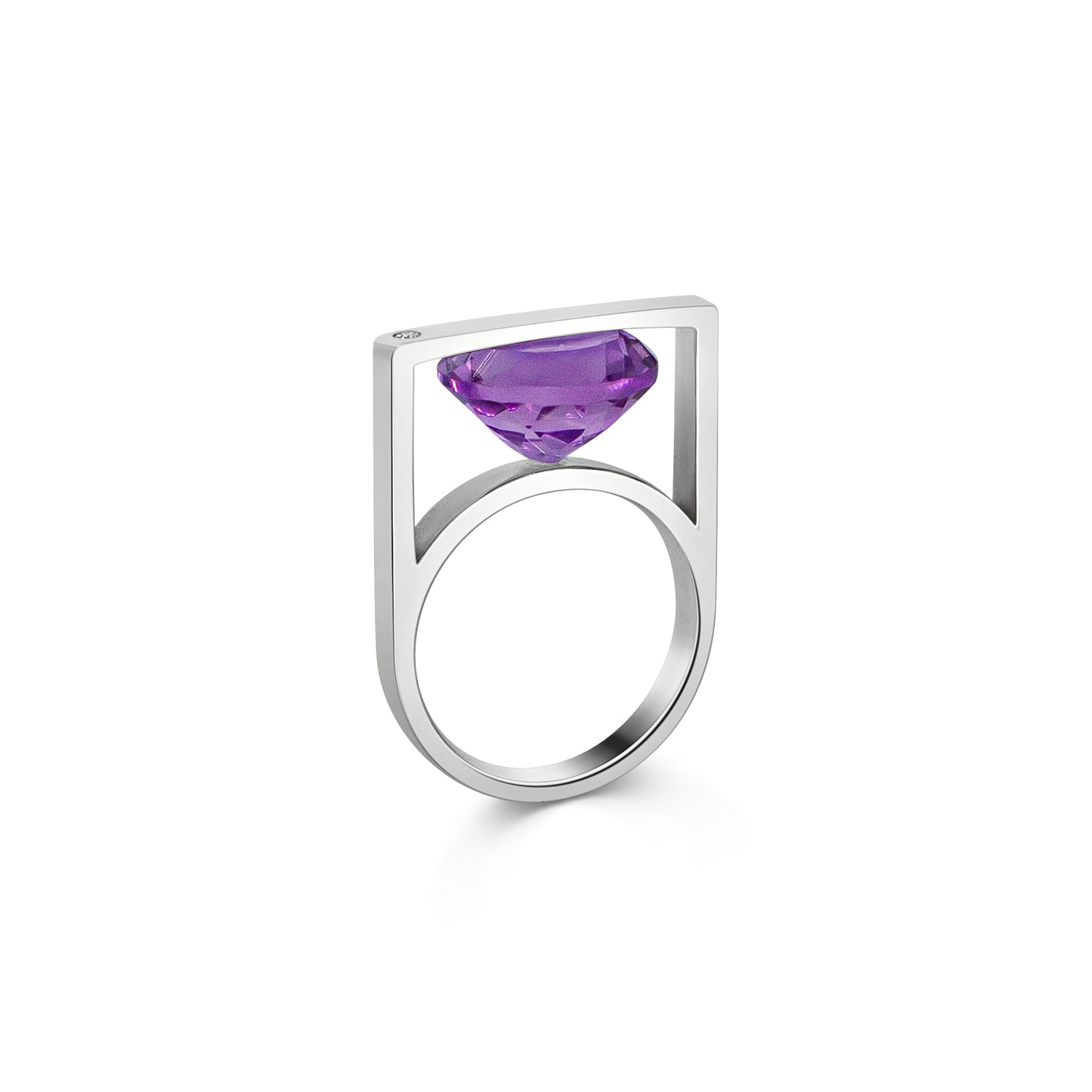 Matilde Mozzanega, Amethyst Tension Setting Ring