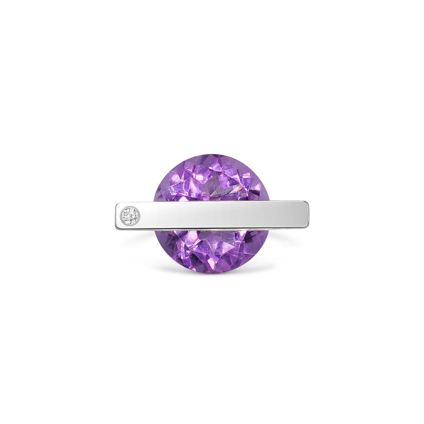 Matilde Mozzanega, Amethyst Tension Setting Ring