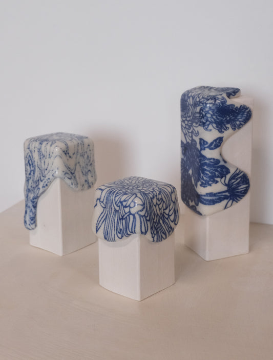 Helena Lacy, Re-Print Columns In Porcelain