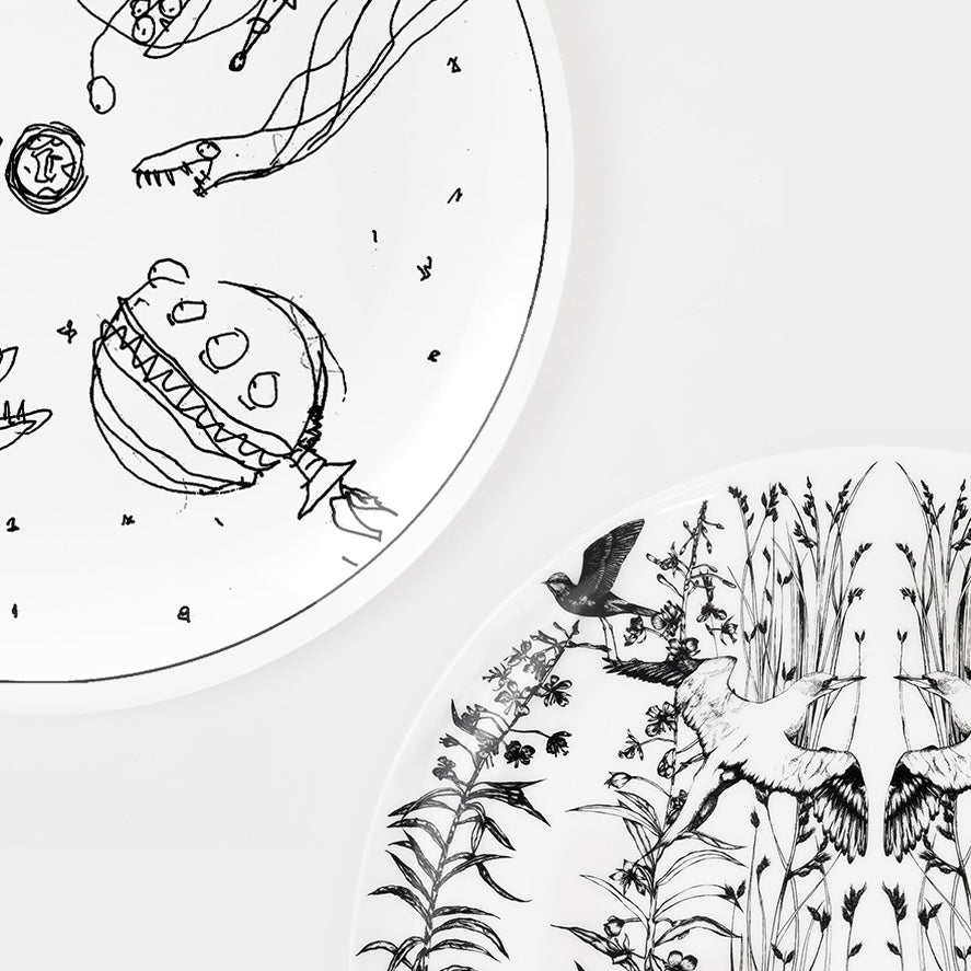 Sarabande Exclusive Tim Burton & Alexander McQueen Plates