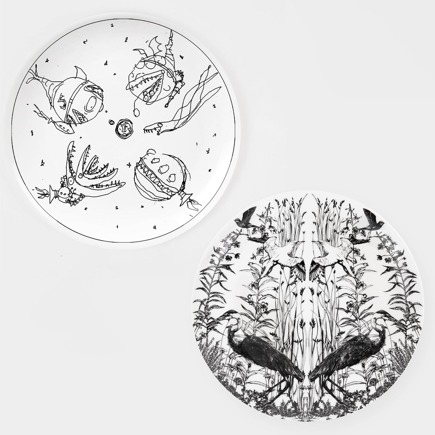 Sarabande Exclusive Tim Burton & Alexander McQueen Plates
