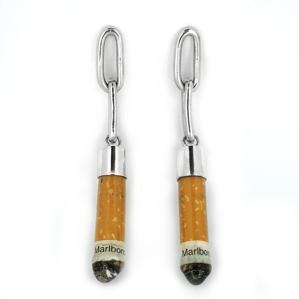 Emily Frances-Barrett, Cigarette Butt Earrings (Pair)