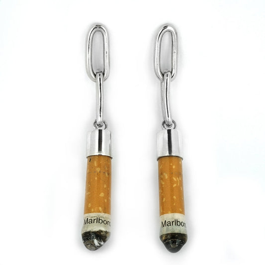 Emily Frances-Barrett, Cigarette Butt Earrings (Pair)
