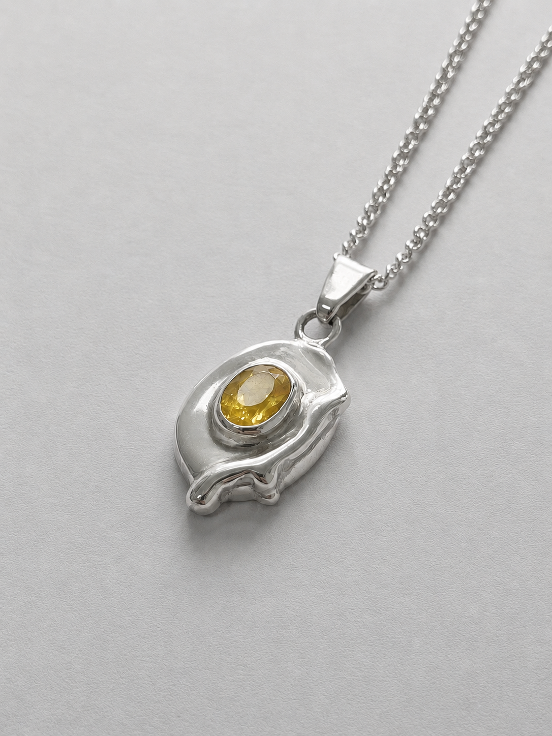 Conor Joseph, Citrine Molten Pendant