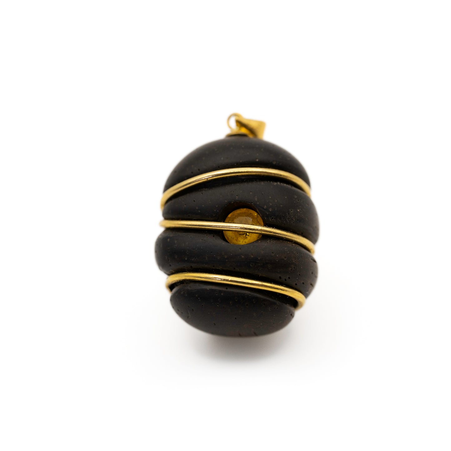 Helena Palmeira, Citrine Wood Pendant