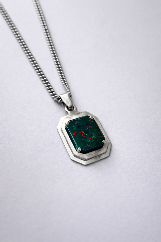 Conor Joseph, Deco Bloodstone Pendant