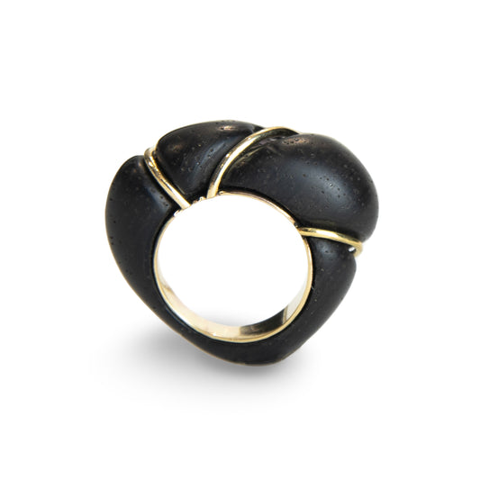 Helena Palmeira, Amethyst Wood Pinky Ring