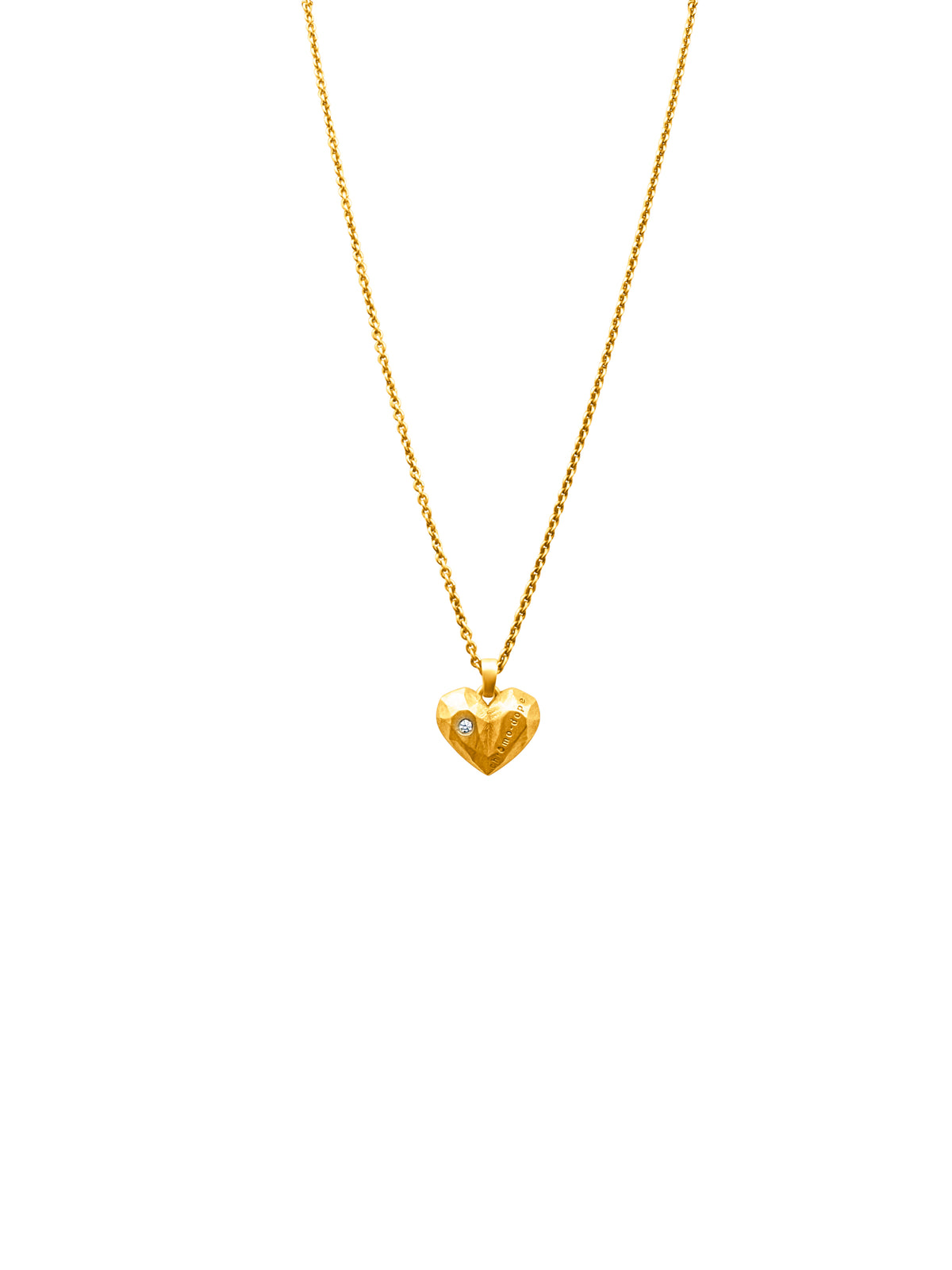 Matilde Mozzanega, Chromo-fine Pepita Heart Necklace