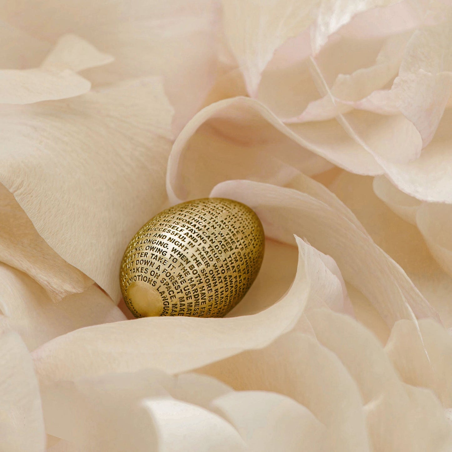 Gold textured sphere