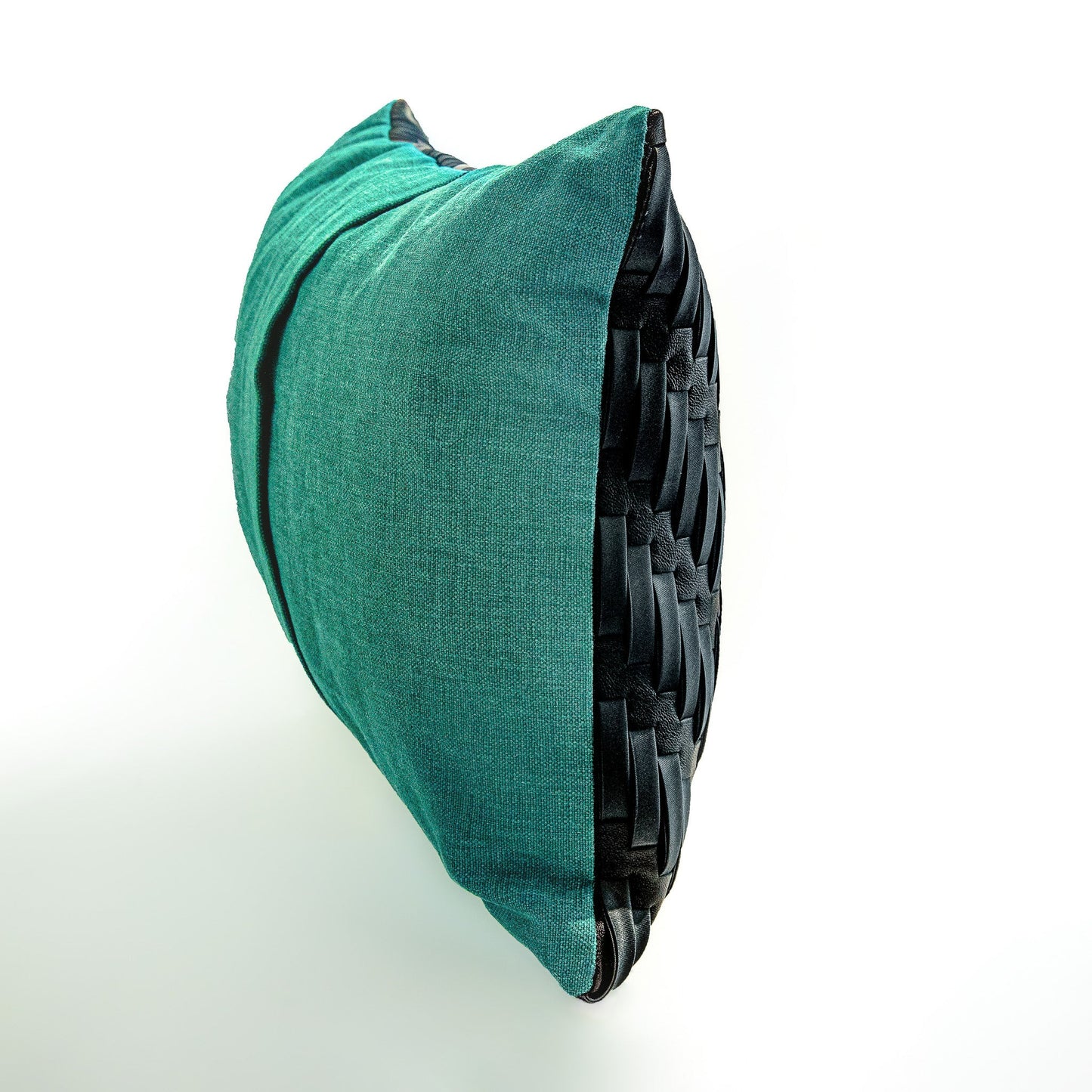 Martina Spetlova, Handwoven Pillow (Charcoal)