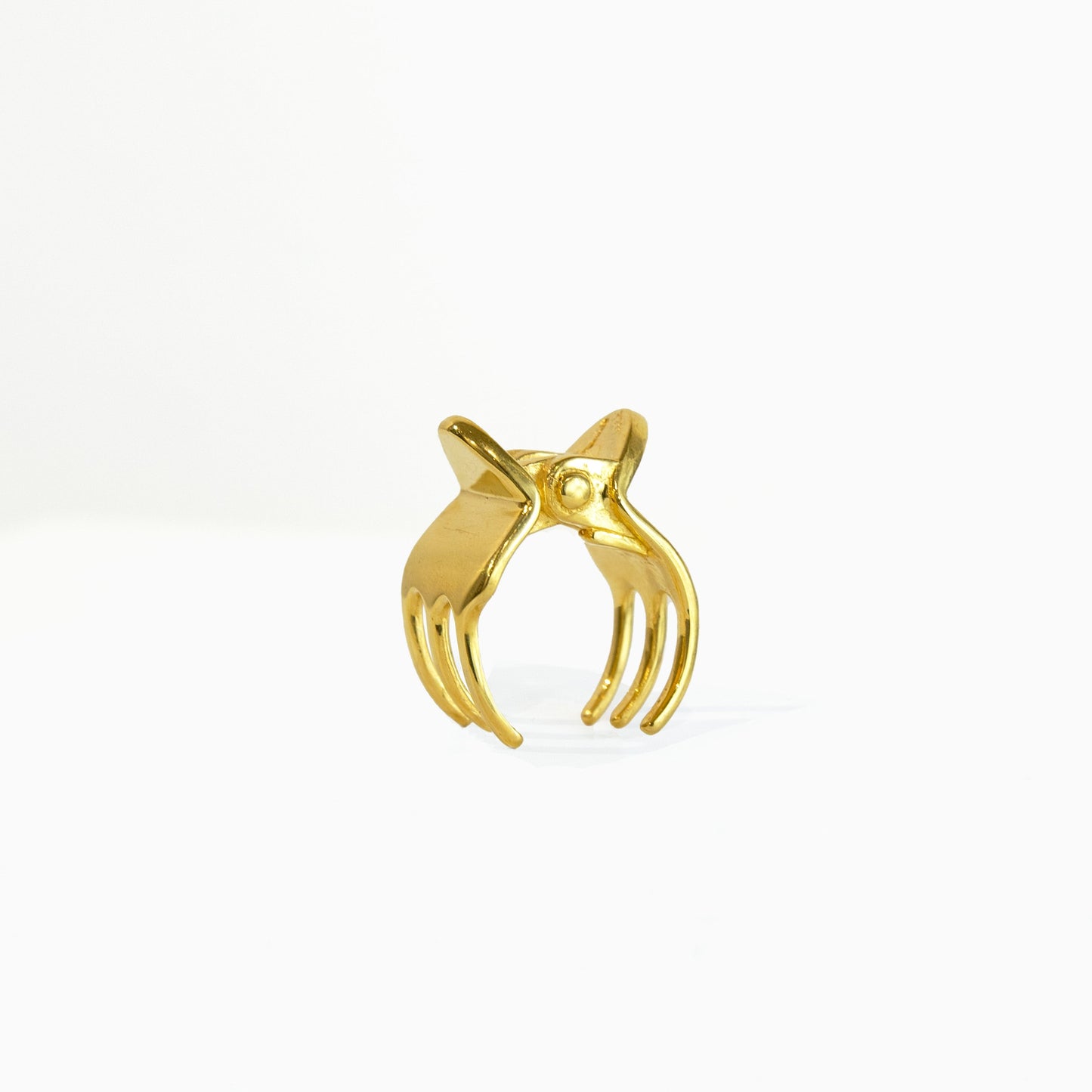 Conor Joseph, Gold Butterfly Clip Ring