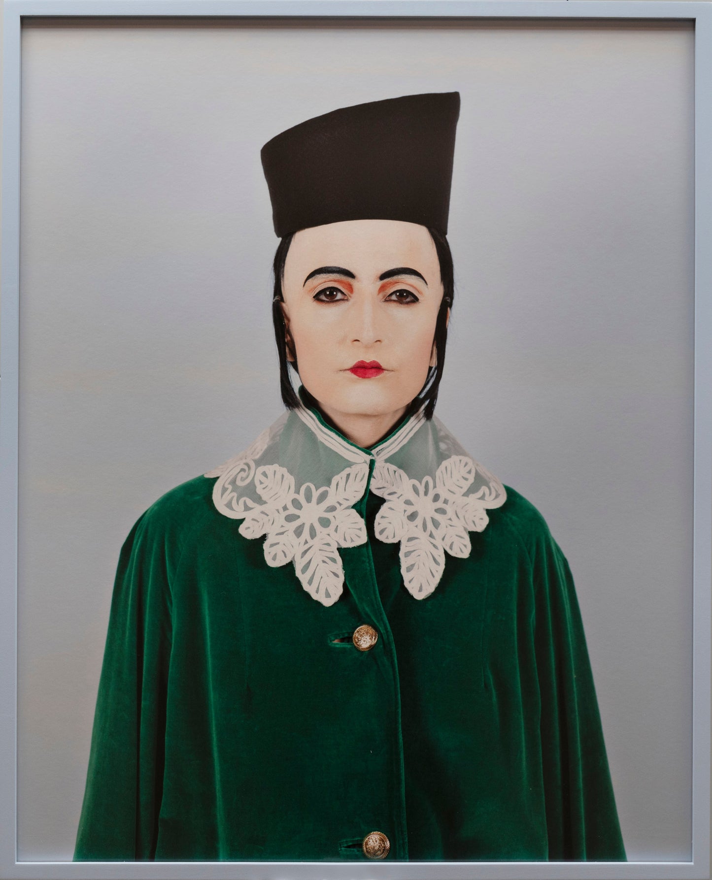 Shirin Fathi, Green Dressed