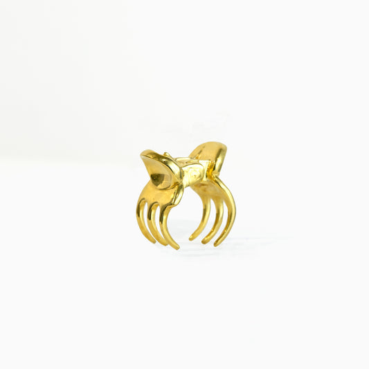 Conor Joseph, Gold Mini Butterfly Clip Ring